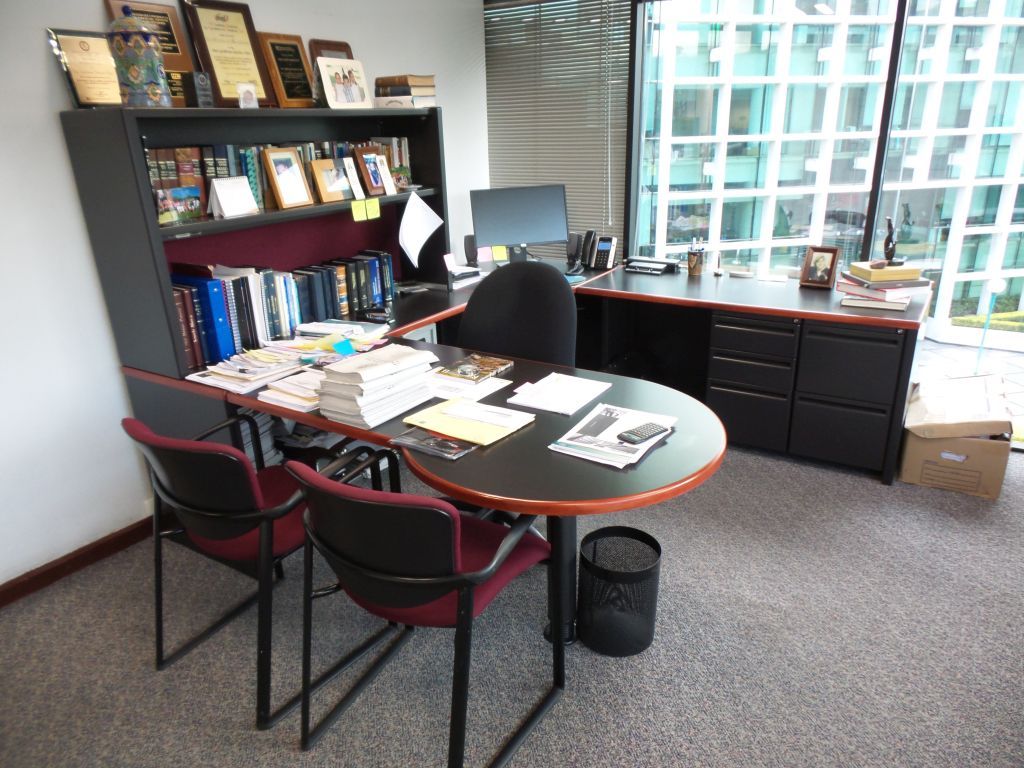 Lote 002- Oficina de dirección con escritorio, librero, archivero y credenza - Imagen 3