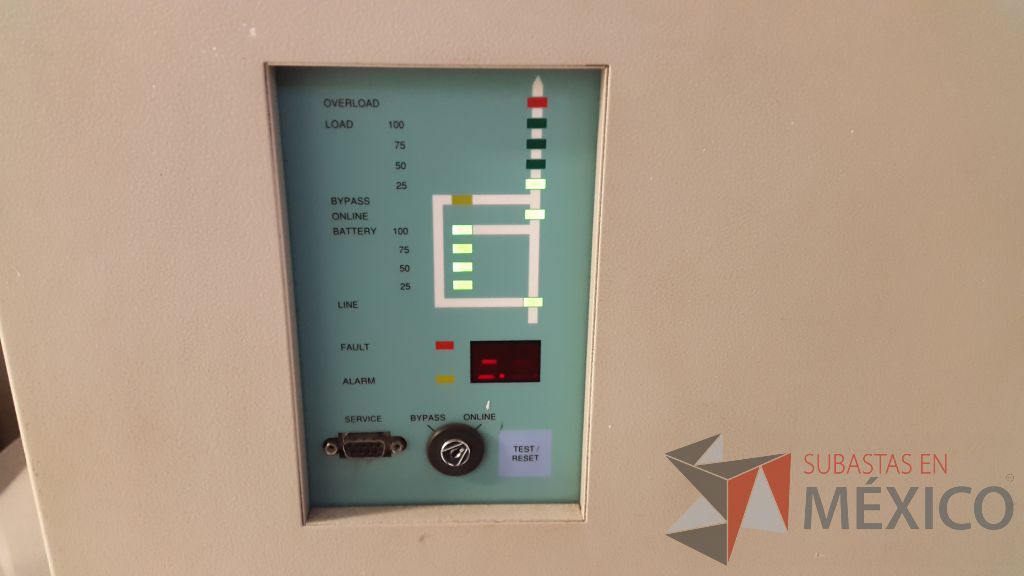 Lote 011 - UPS con Banco de baterias marca SIEMENS, modelo 5230, capacidad 30 KVA - Imagen 12