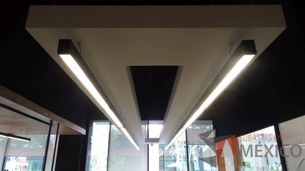 Lote 008 - 6 Lamparas lineales colgante de leds
