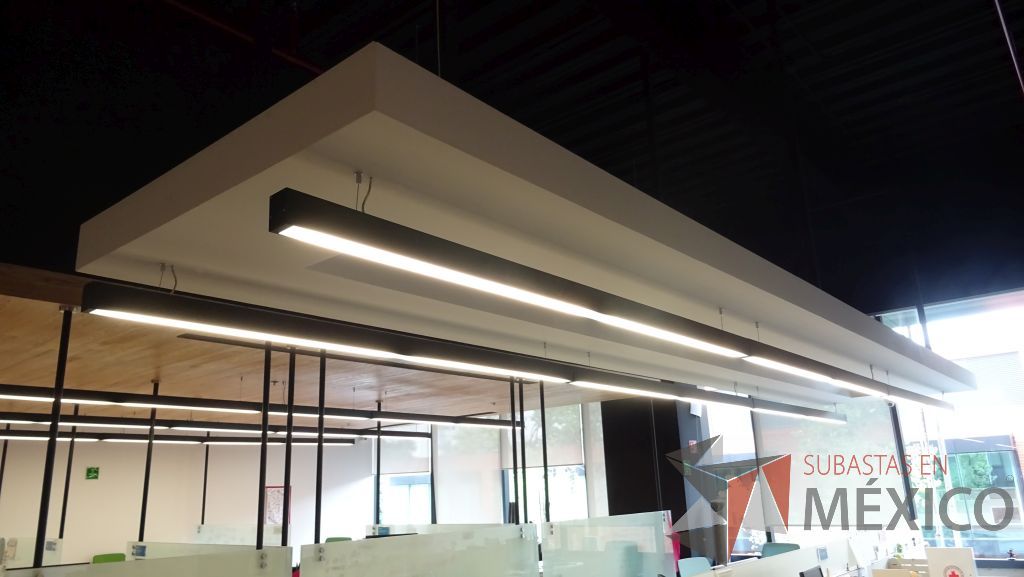Lote 008 - 6 Lamparas lineales colgante de leds - Imagen 2