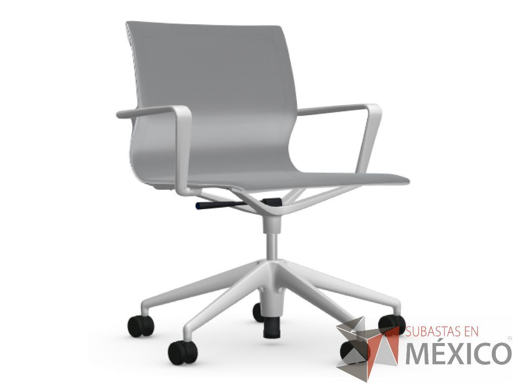 Lote 007 - Physix studio. Asiento y respaldo con tejido TrioKnit color gris, bastidor gris.