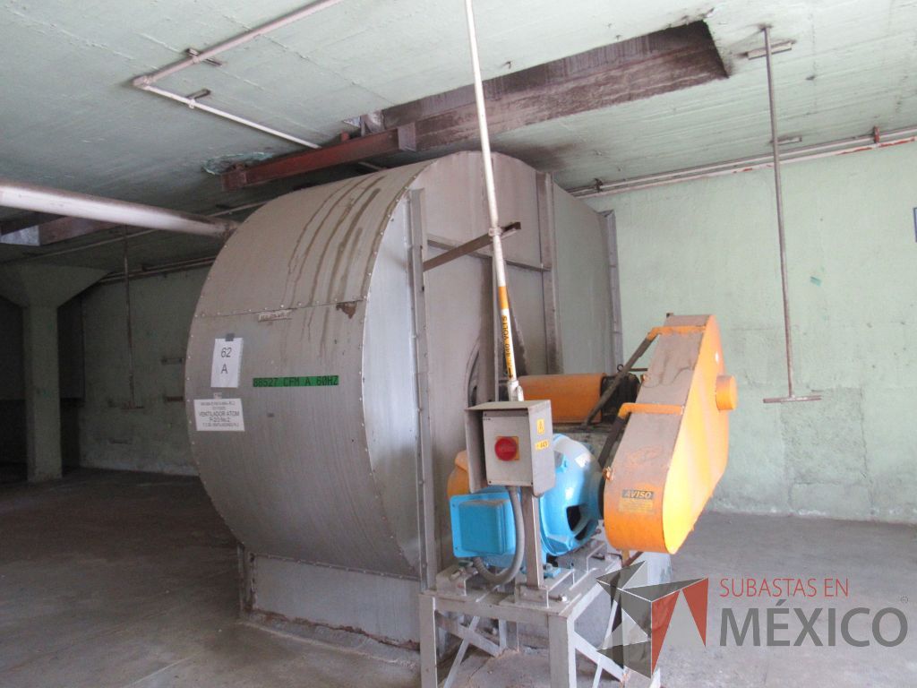 Lote 062A - Ventiladore que inyecta aire húmedo a los pisos de germinación