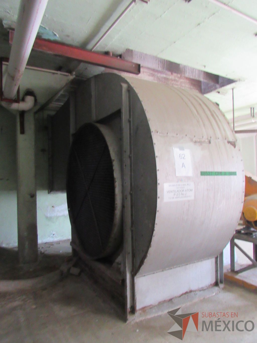 Lote 062A - Ventiladore que inyecta aire húmedo a los pisos de germinación - Imagen 3