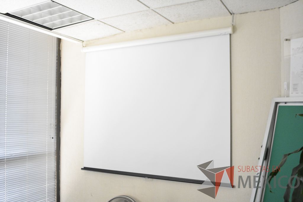 Lote 024 - Pantalla manual para proyector