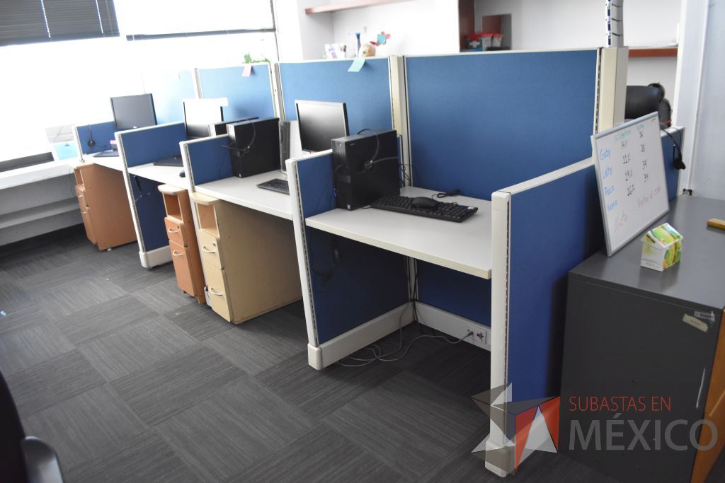 Lote 001 - Estación de trabajo para 8 personas y Archivero horizontal. - Imagen 12