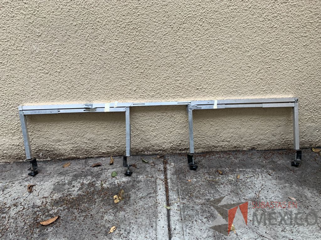 Lote 141 - 2 Cubre house cuadro de aluminio 1, ancho ajustable.