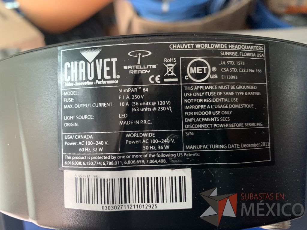 Lote 097 - 4 Par LED - Imagen 11