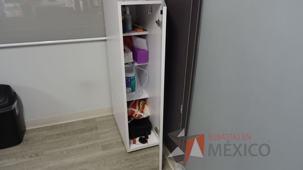 Lote 009 - Gabinete de 1 puerta y 3 entrepaños color blanco - Imagen 10