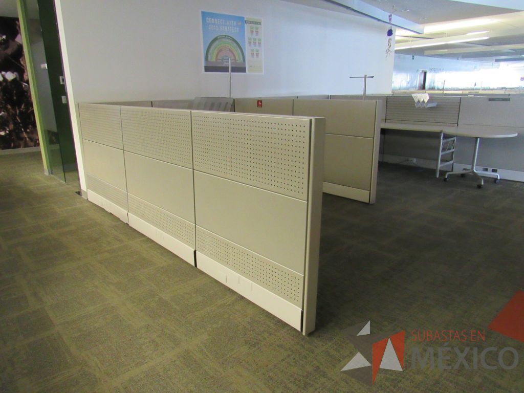 Lote 066 - Estación de trabajo para 2 personas y Credenzas con 2 cajones y 1 entrepaño - Imagen 14