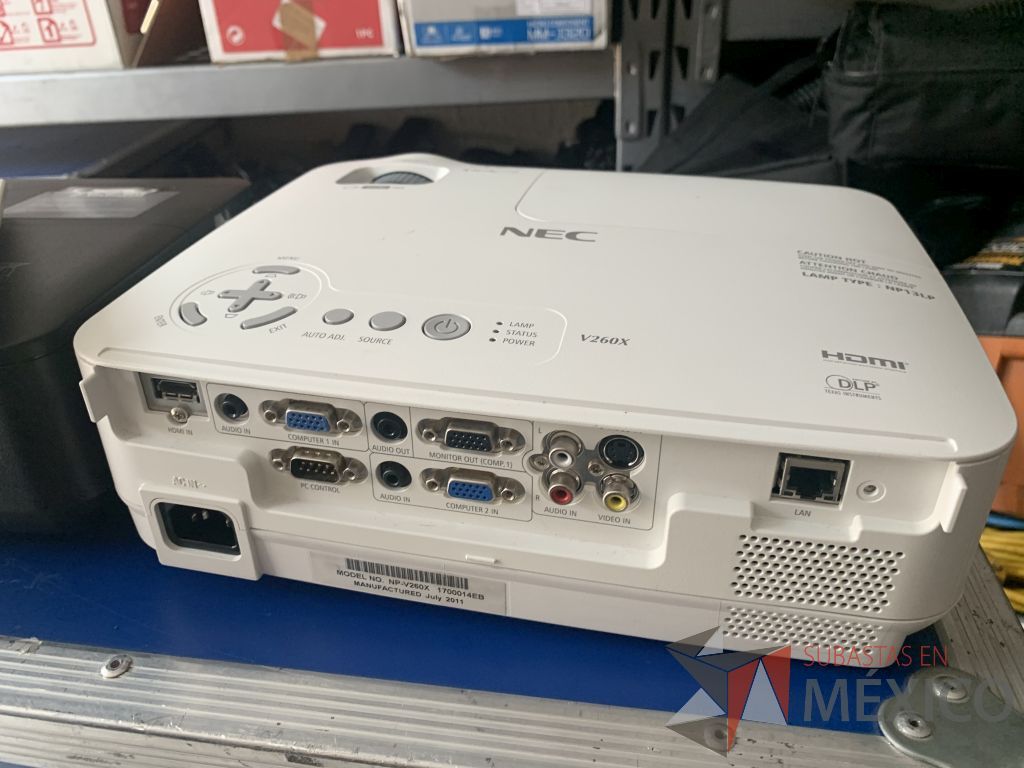 Lote 149 - 2 videoproyectores de 2600 ansilumens con maletin 1 Nec NPV260X y 1 Optoma DS550 - Imagen 9