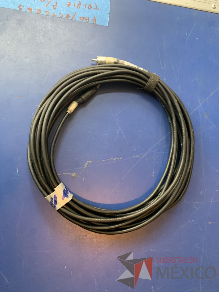 Lote 115 - 6 cables genericos RCA macho a macho, 1 de 2 machos a 2 machos, 1 de 3 machos a 3 machos - Imagen 9