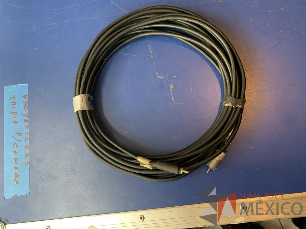 Lote 115 - 6 cables genericos RCA macho a macho, 1 de 2 machos a 2 machos, 1 de 3 machos a 3 machos - Imagen 11