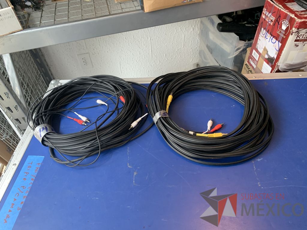 Lote 116 - 62 cables genericos RCA a varias terminales y varias medidas - Imagen 7