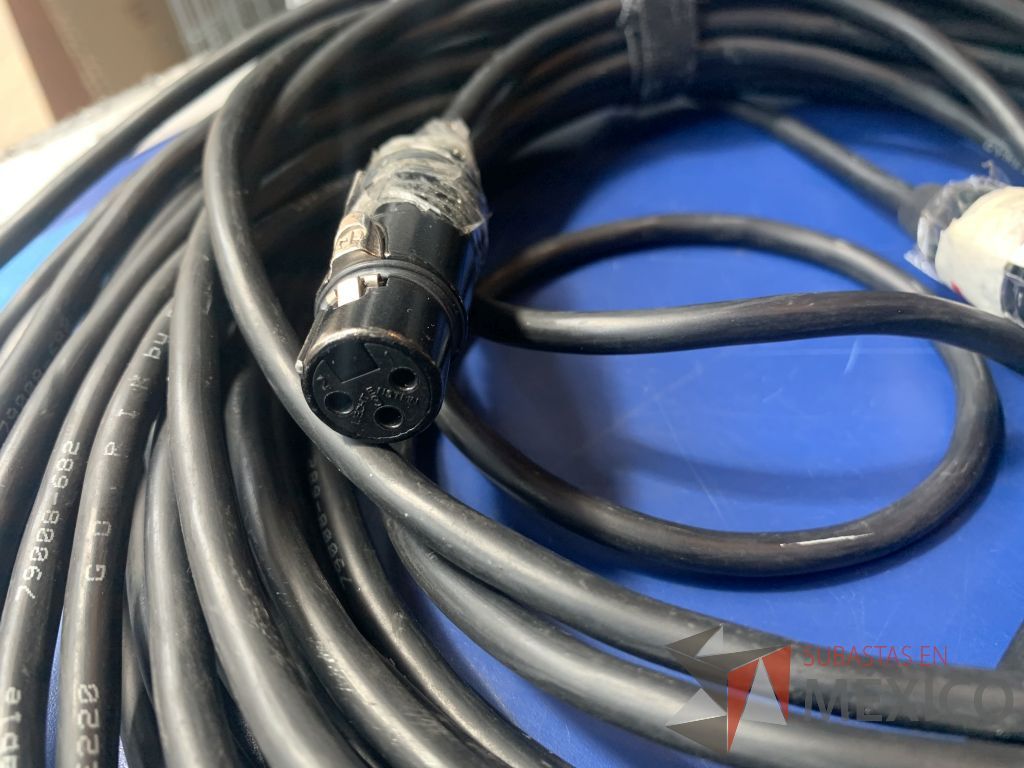 Lote 104 - 7 cables canon marca kramer 3 de 22 mts, 3 de 15 mts y 1 de 10 mts - Imagen 14