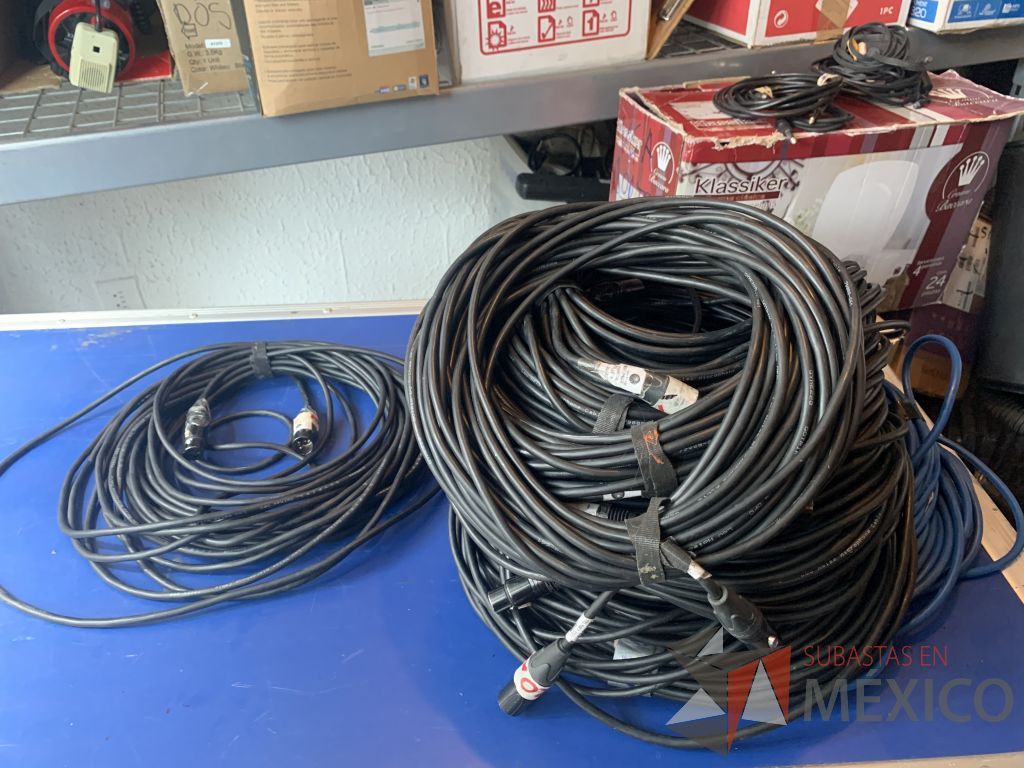 Lote 104 - 7 cables canon marca kramer 3 de 22 mts, 3 de 15 mts y 1 de 10 mts - Imagen 18