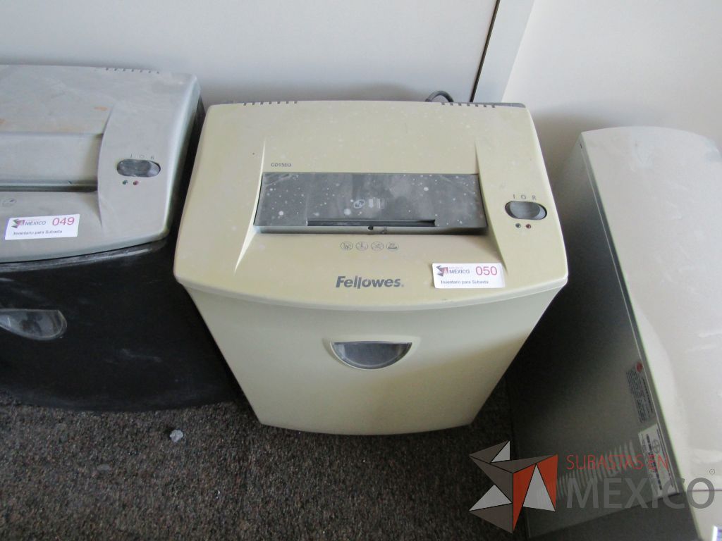 Lote 066 - Trituradora de papel color Beige, Modelo: OD1500, Marca: Fellowes - Imagen 7