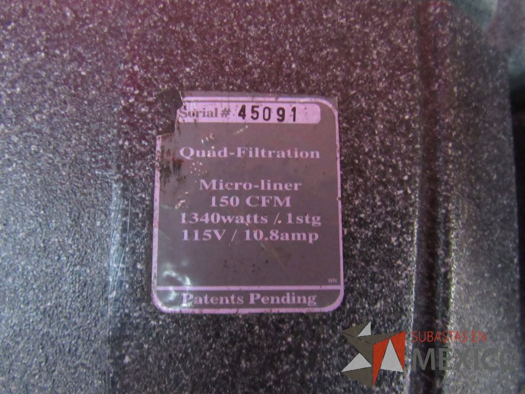 Lote 086 - Aspiradora micro-liner 1340watts, 115V aspiradora de mochila silenciosa - Imagen 5