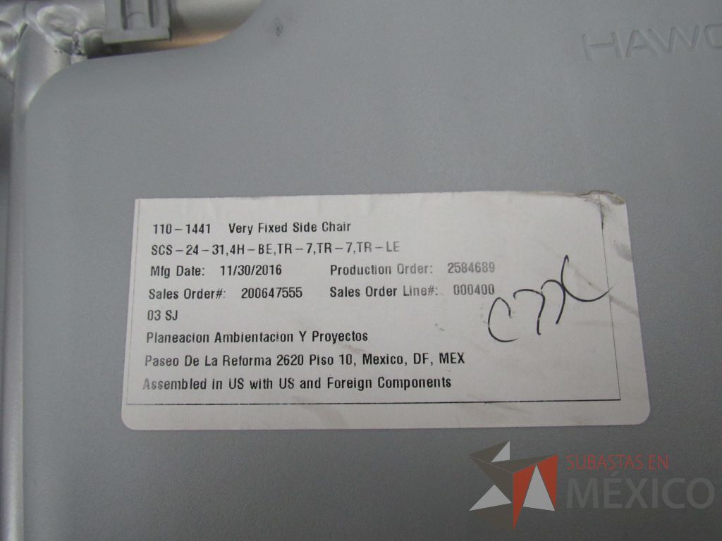 Lote 004 - Estación de trabajo para 17 personas de mampara baja seminueva, Marca: Haworth - Imagen 7