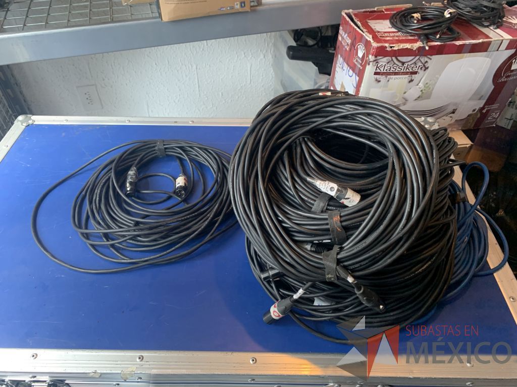 Lote 107 - 7 cables canon marca kramer 3 de 22 mts, 3 de 15 mts y 1 de 10 mts - Imagen 9
