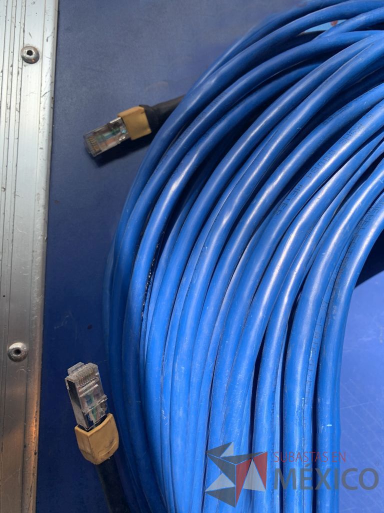 Lote 122 - 4 cables azul de datos marca kramer 2 de 50 mts y 2 de 100 mts - Imagen 4