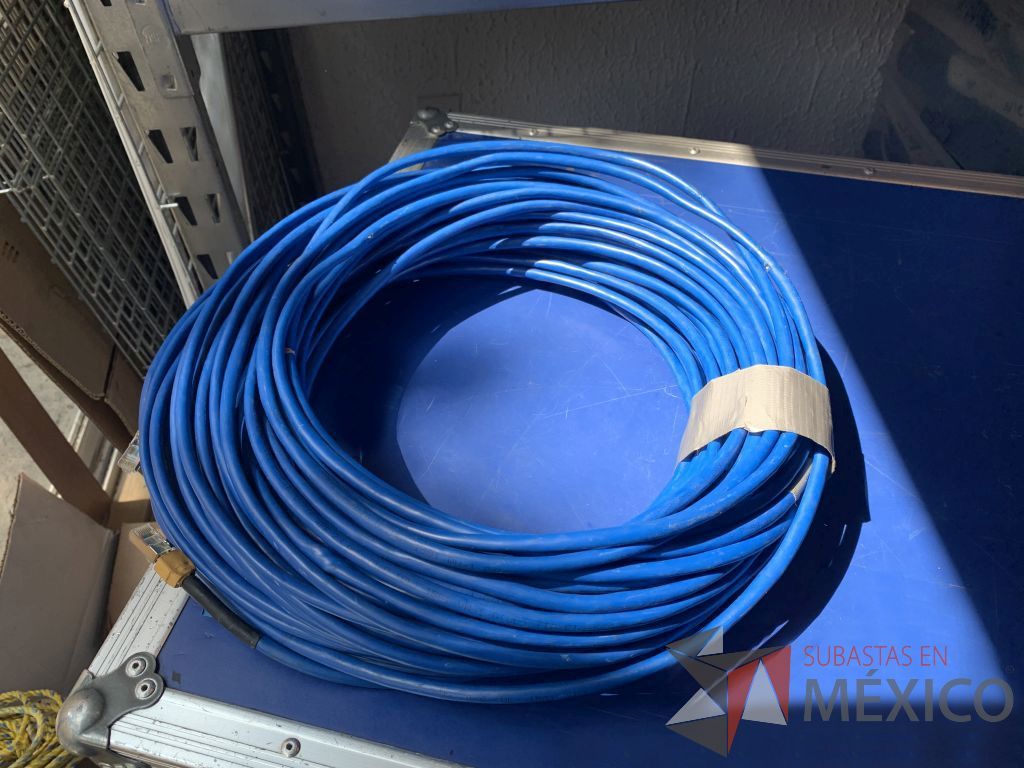 Lote 122 - 4 cables azul de datos marca kramer 2 de 50 mts y 2 de 100 mts - Imagen 7