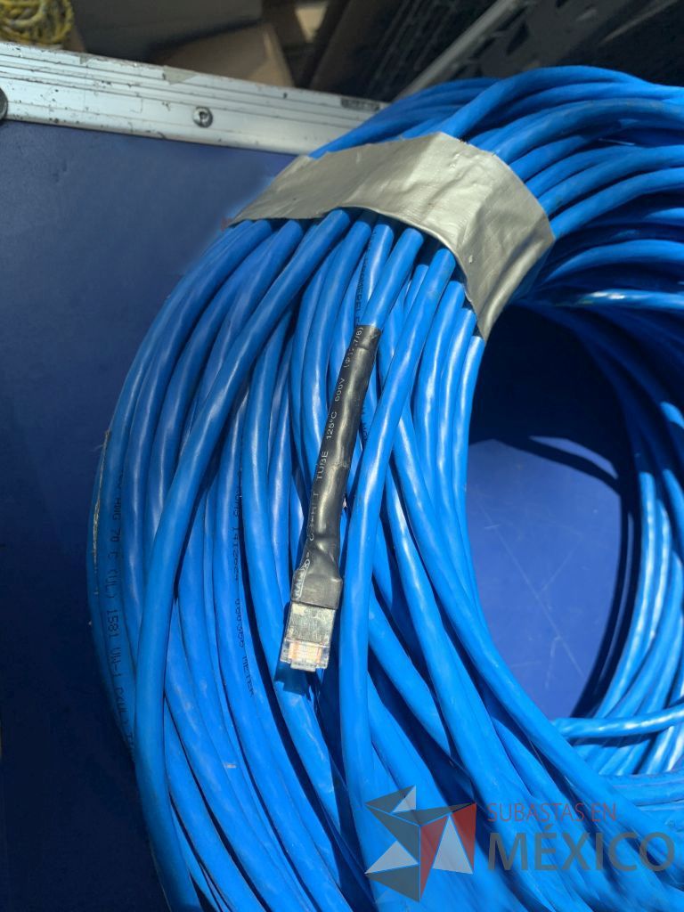 Lote 122 - 4 cables azul de datos marca kramer 2 de 50 mts y 2 de 100 mts - Imagen 8