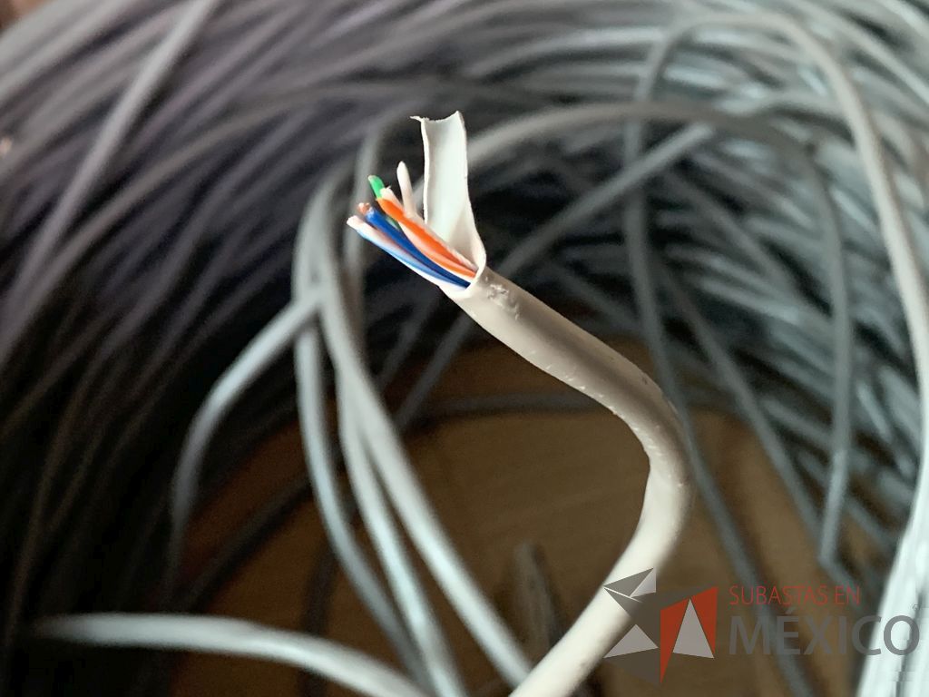 Lote 124 - 39 cales gris de datos marca Cooper varias medidas y 1/2 bobina de cable UTP 5E 160 mts aprox. Marca WAM - Imagen 9