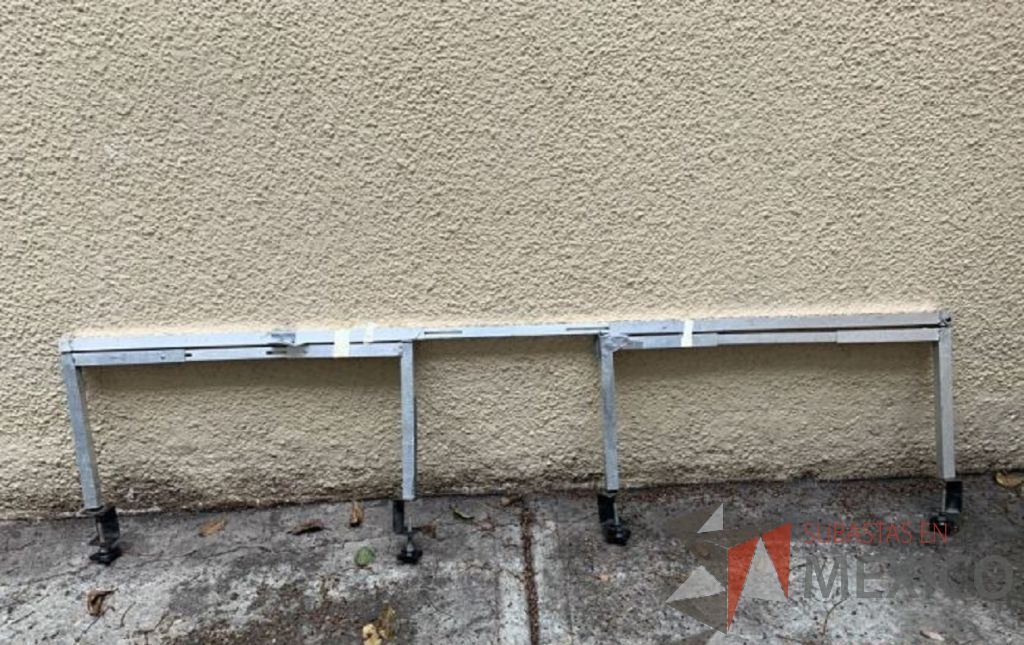 Lote 149 - 2 Cubre house de cuadrado de aluminio 1", ancho ajustable.