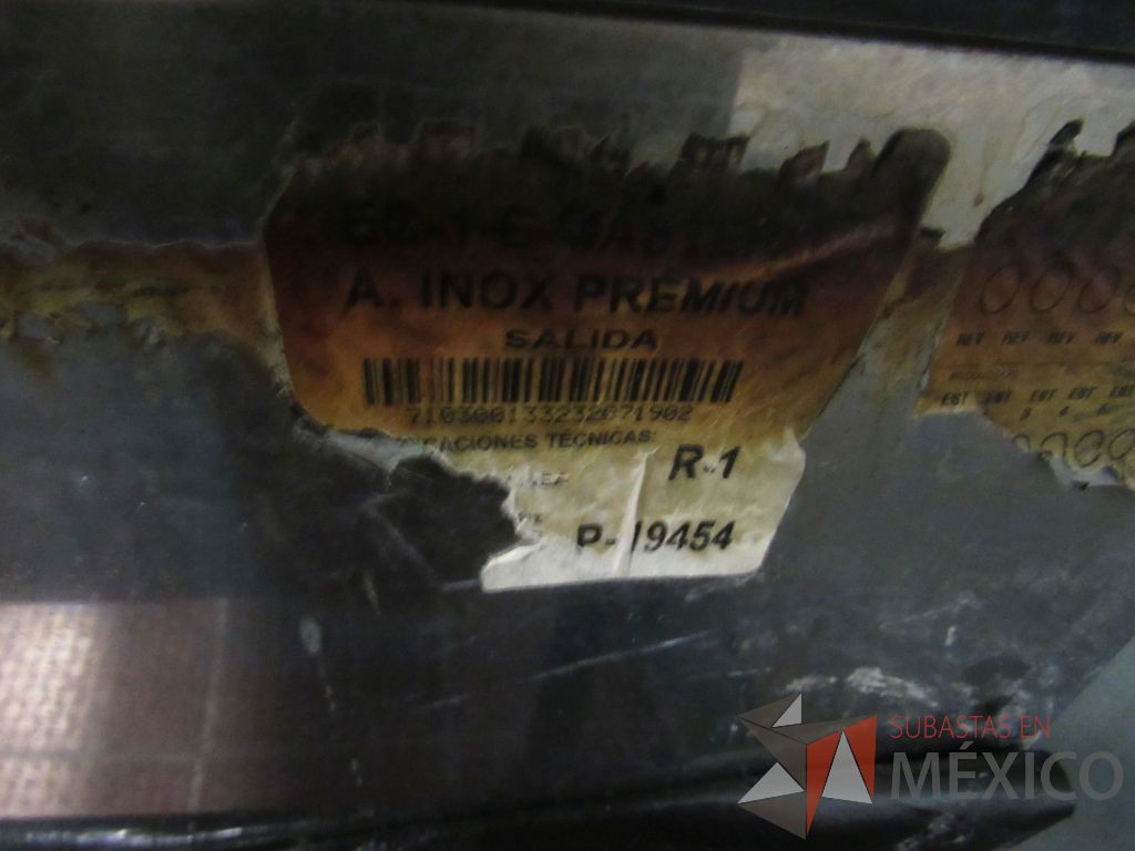 Lote 153 - Horno Coriat, elaborado con acero inoxidable 1 compartimento con capacidad para 5 charolas de 0.650 m x 0.500 m. - Imagen 7