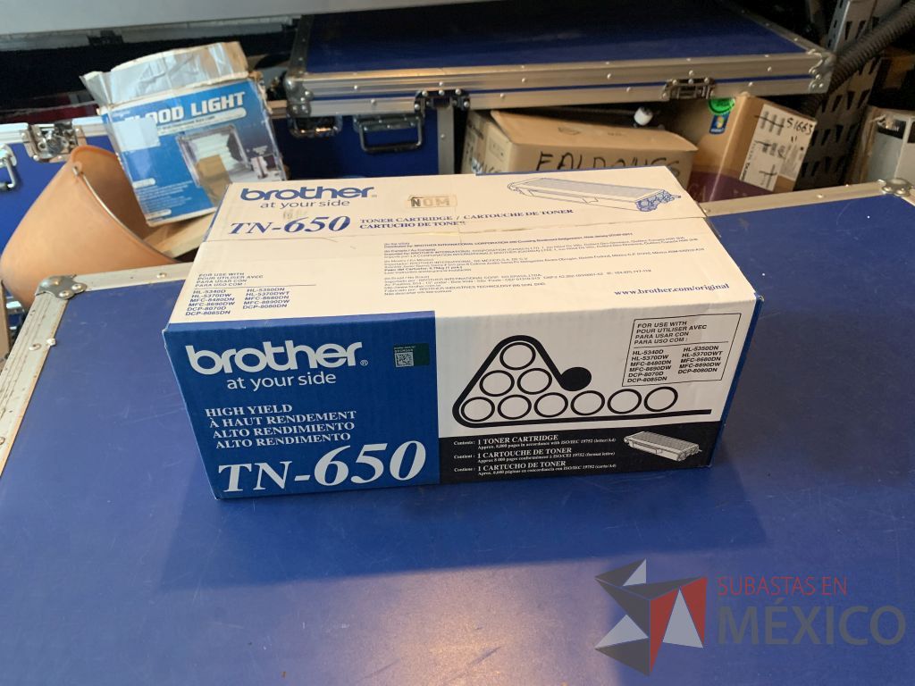 Lote 148 - 2 cartuchos de toner marca brother TN650 y 1 cartucho de toner marca brother TN350 nuevos en empaque original