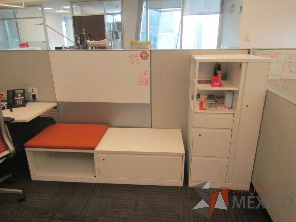 Lote 009 - Estación de trabajo para 6 personas, 2 credenza de 1 cajón,1 espacio para documentos - Imagen 7