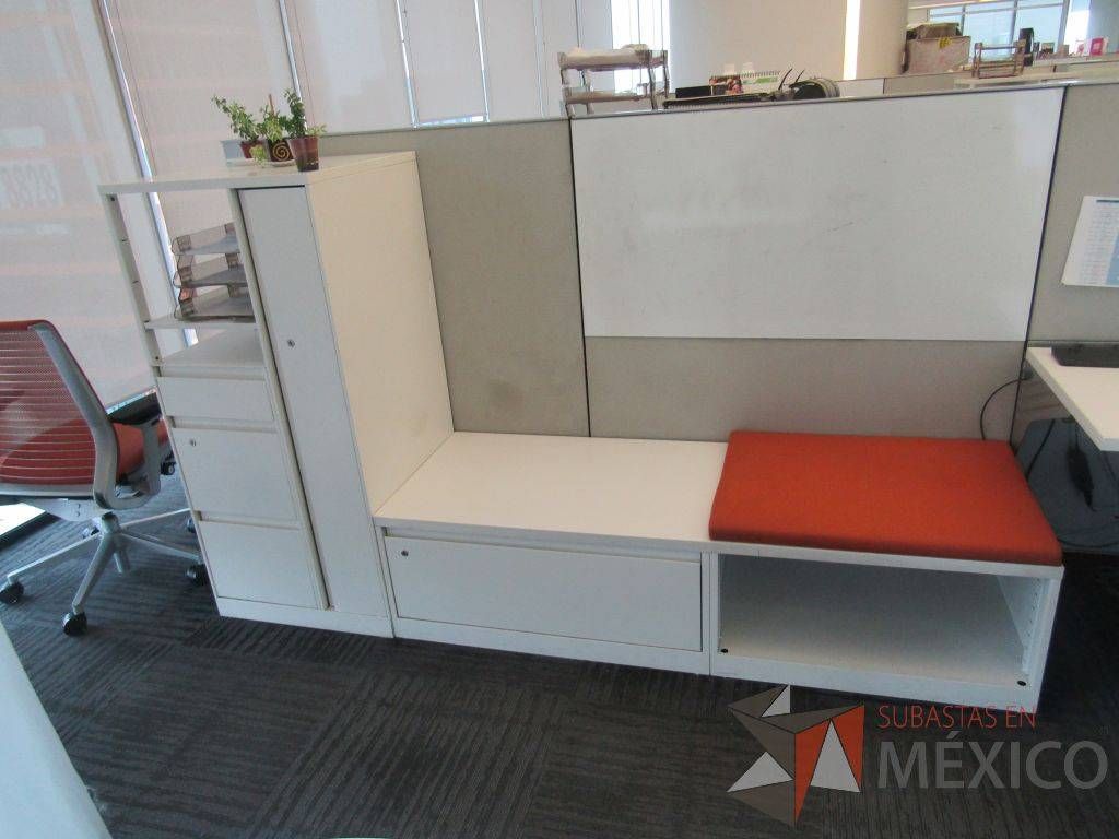 Lote 009 - Estación de trabajo para 6 personas, 2 credenza de 1 cajón,1 espacio para documentos - Imagen 13