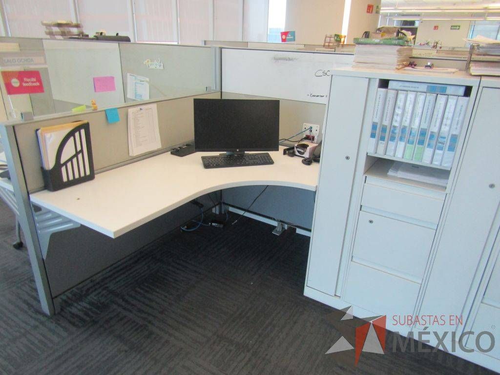 Lote 009 - Estación de trabajo para 6 personas, 2 credenza de 1 cajón,1 espacio para documentos - Imagen 16
