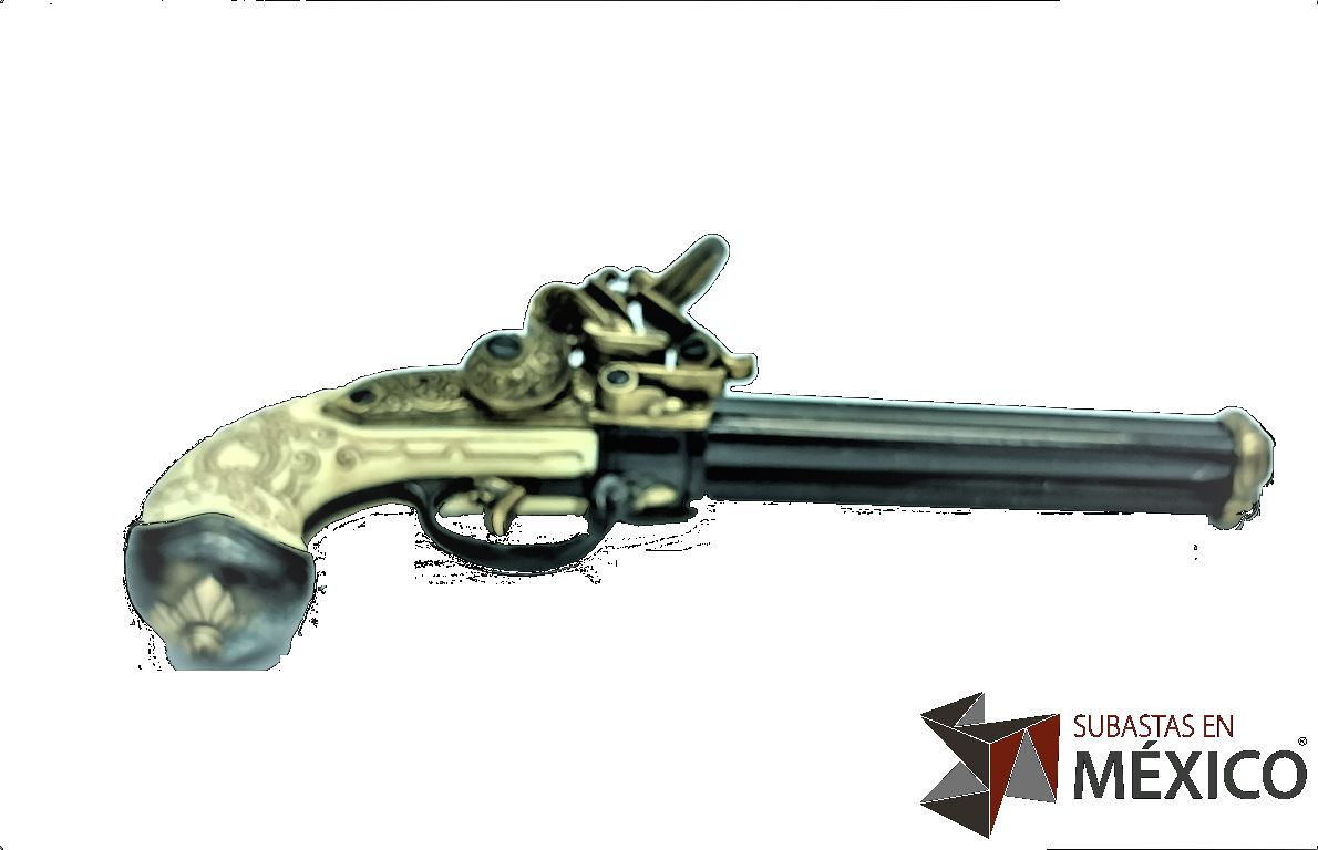 Lote 107 - Pistola Italiana tres cañones Lorenzoni 1680 - Imagen 2