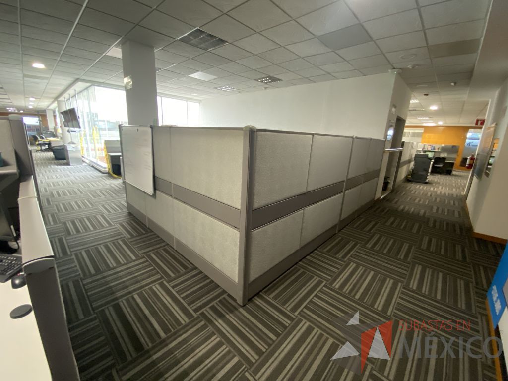 Lote 065 - Estación de trabajo para 2 personas de mampara alta con 2 gavetas - Imagen 3
