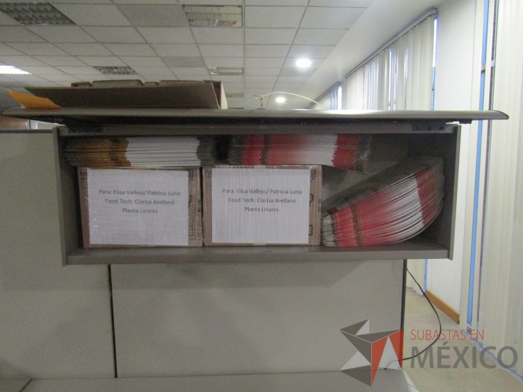 Lote 002 - Estación de trabajo para 16 personas con mampara alta con 16 gavetas - Imagen 13