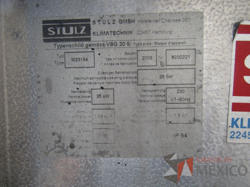 Lote 499 - Condensadora de dos ventiladores a 230V, 60 Hz y Sistema de Refrigeración de precisión CyberAir de 8 TR. - Imagen 11
