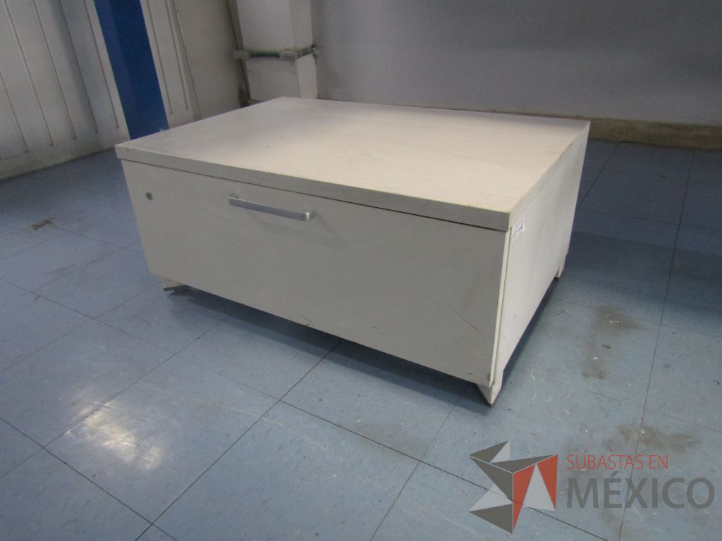 Lote 031 - 6 Gabinetes métalicos de 1 cajón color blanco - Imagen 6