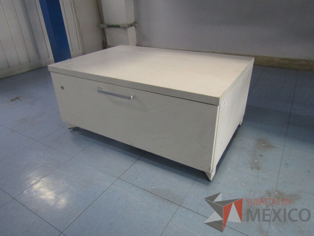 Lote 031 - 6 Gabinetes métalicos de 1 cajón color blanco - Imagen 7