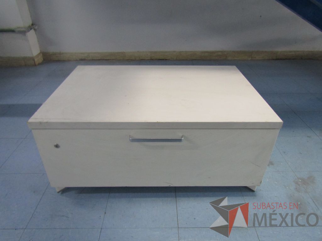 Lote 031 - 6 Gabinetes métalicos de 1 cajón color blanco - Imagen 8