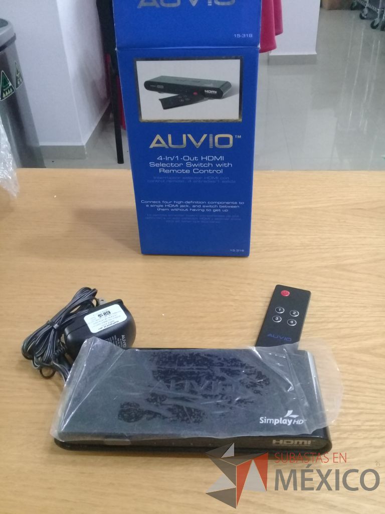 Lote 105 - Interruptor-selector HDMI marca Auvio, 1 Extension USB Marca Steren y 1 Quita home marca Kramer - Imagen 6