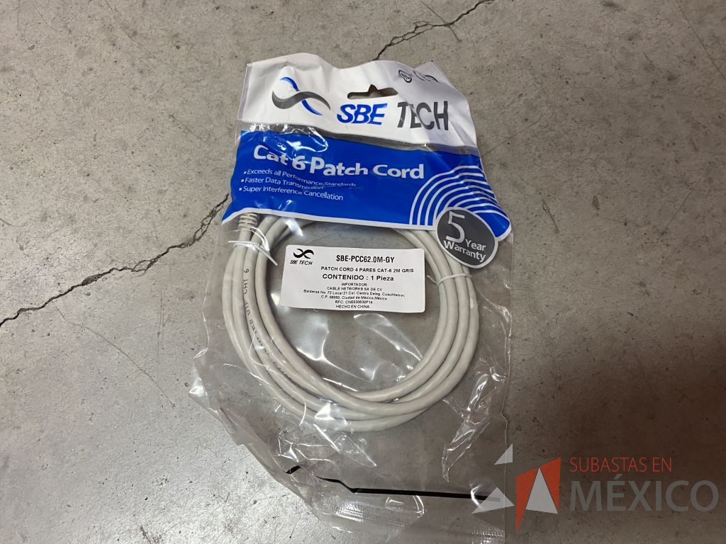 Lote 198 - 778 Cables de red UTP categoria 6 de 2 metros color gris - Imagen 19