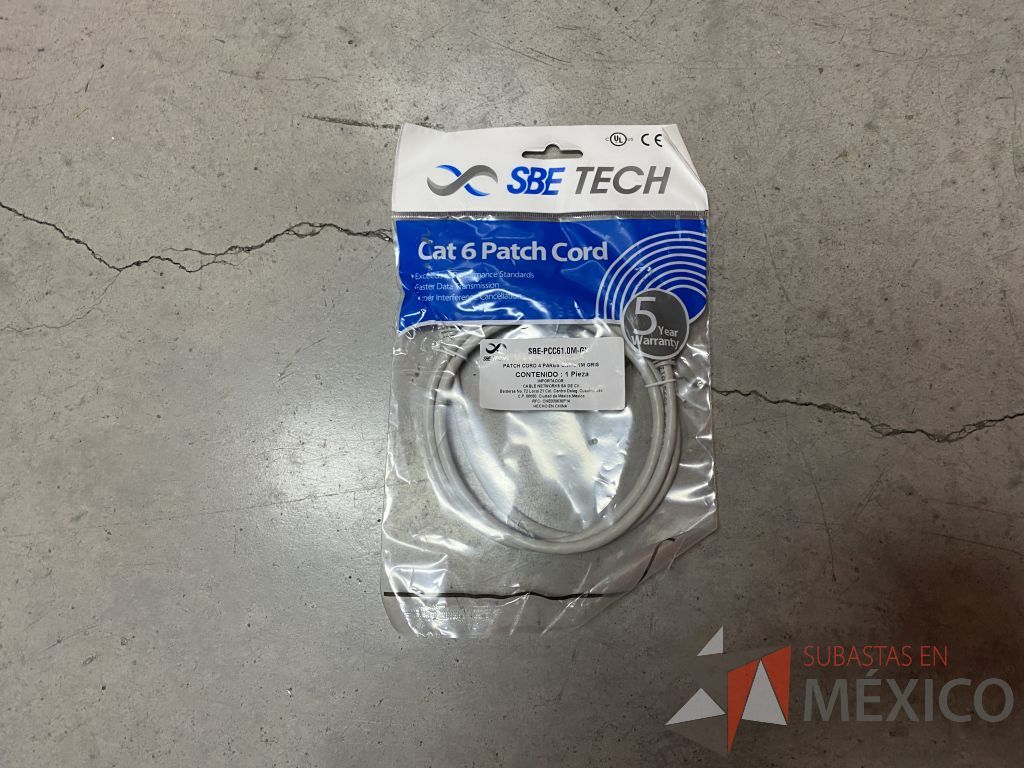 Lote 198 - 778 Cables de red UTP categoria 6 de 2 metros color gris - Imagen 25