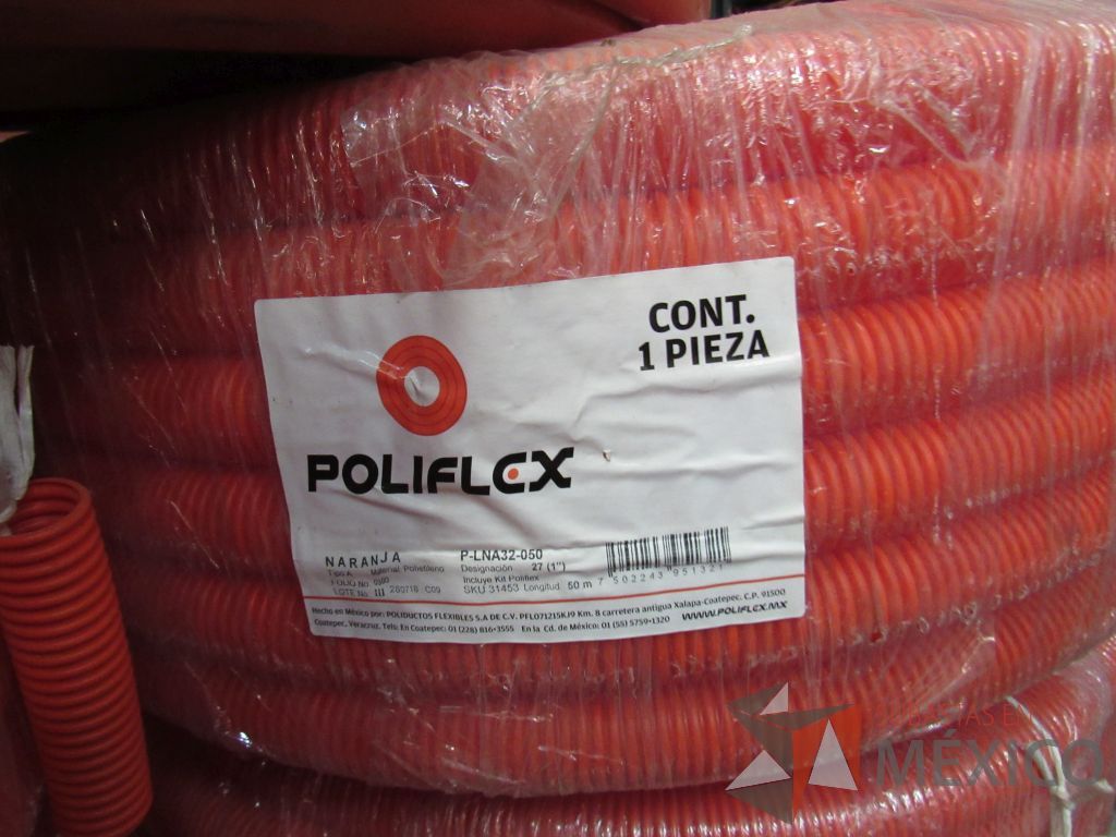 Lote 263 - 750 Metros poliducto flex naranja, 1000 Metros de poliductos rigido naranja... - Imagen 7