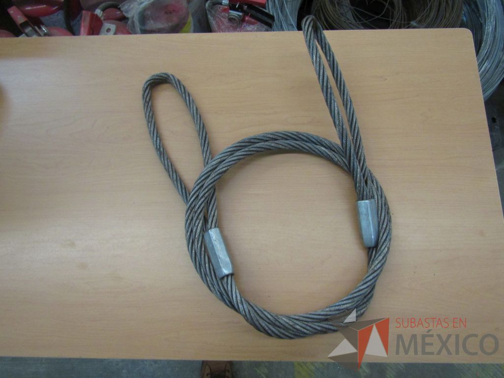 Lote 266 - 1 Cadena eslabón 3/8, 1 Cadena eslabón 1/4, 65 Cable de acero 3/16... - Imagen 27