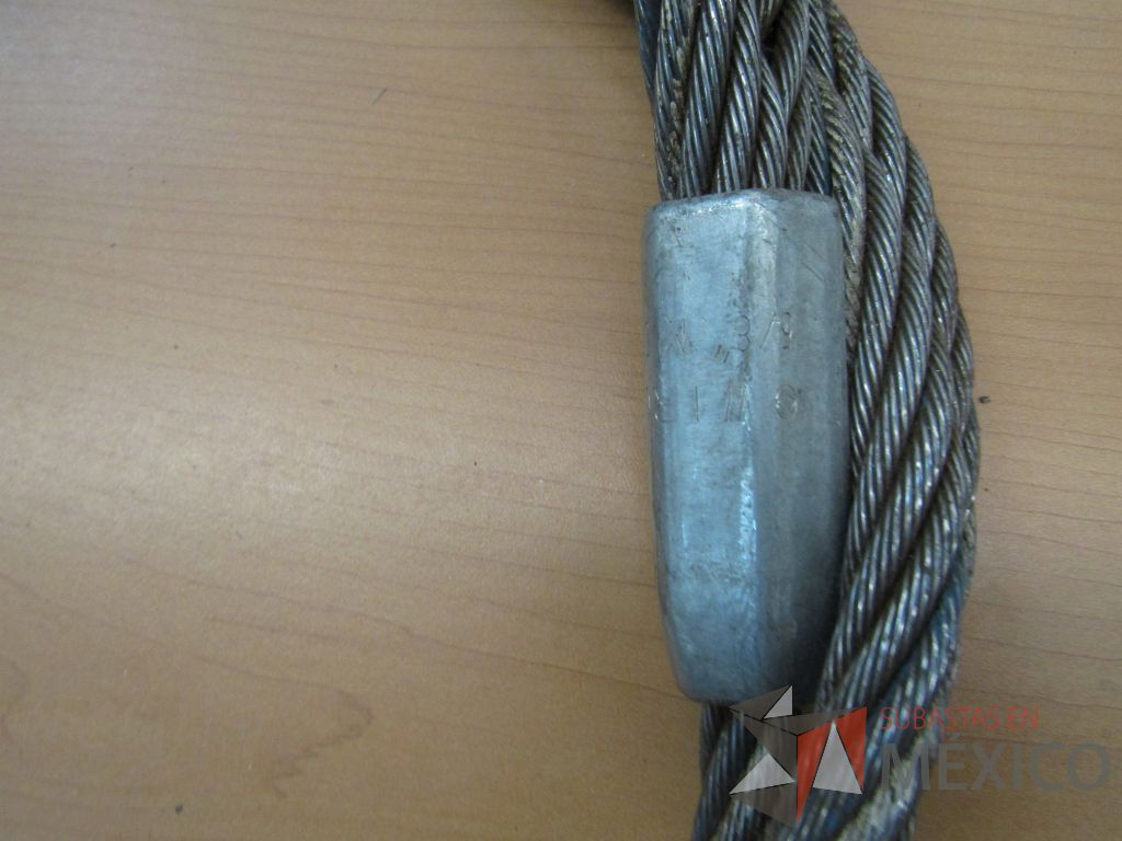 Lote 266 - 1 Cadena eslabón 3/8, 1 Cadena eslabón 1/4, 65 Cable de acero 3/16... - Imagen 29