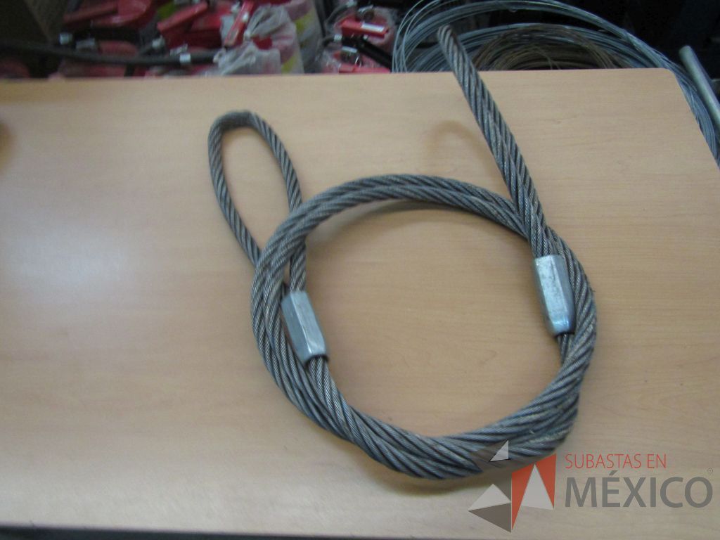 Lote 266 - 1 Cadena eslabón 3/8, 1 Cadena eslabón 1/4, 65 Cable de acero 3/16... - Imagen 31