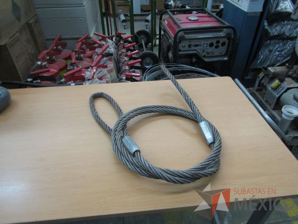 Lote 266 - 1 Cadena eslabón 3/8, 1 Cadena eslabón 1/4, 65 Cable de acero 3/16... - Imagen 32
