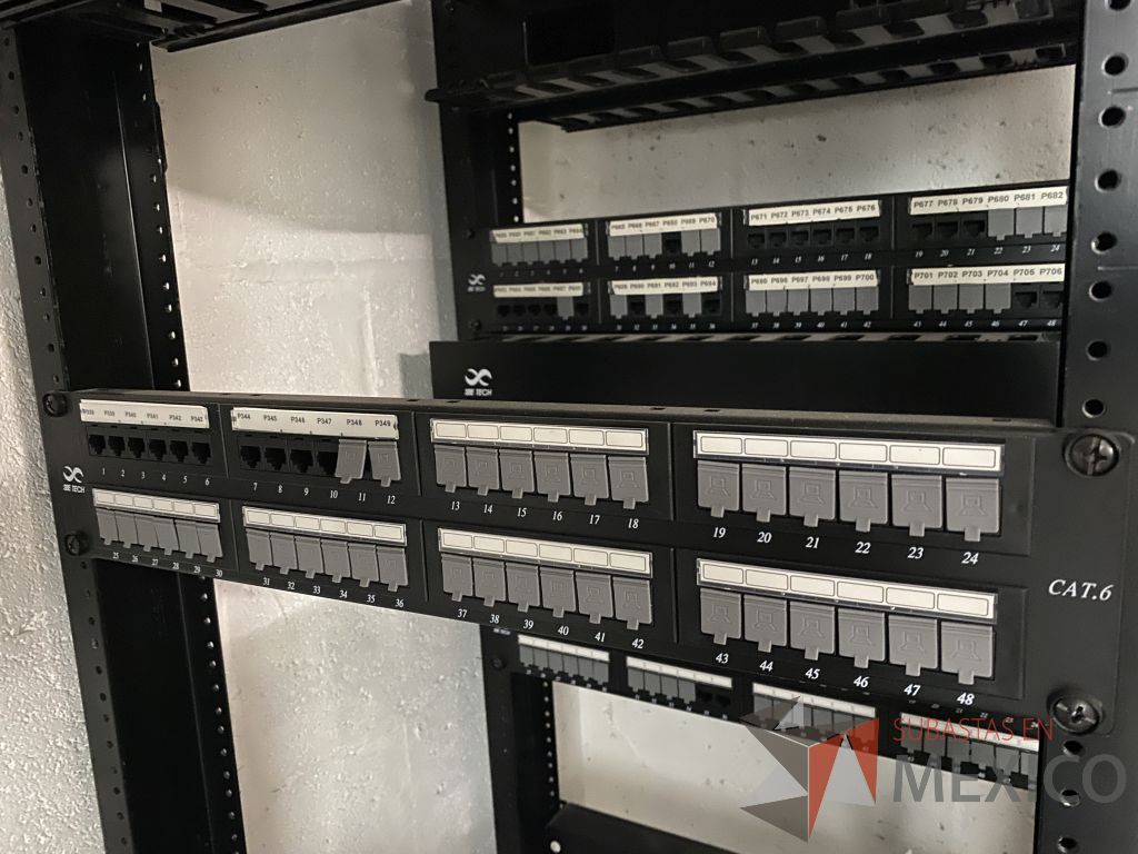 Lote 210 - 4 Racks estandar metalico de 19" para piso de 210 mm PZA - Imagen 3
