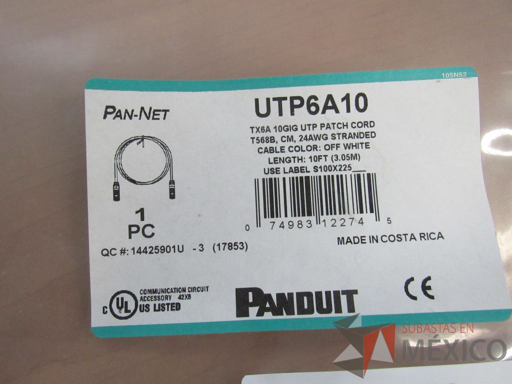 Lote 200 - 347 Cables de red UTP categoria 6 de 3 metro color azul - Imagen 5